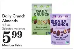Pavilions Daily Crunch Almonds offer