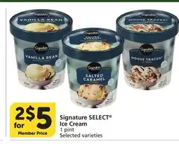 Vons Signature SELECT Ice Cream offer