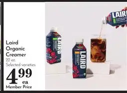 Pavilions Laird Organic Creamer offer