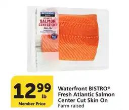 Vons Waterfront BISTRO Fresh Atlantic Salmon Center Cut Skin On offer