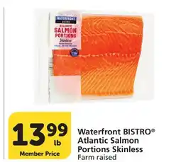 Vons Waterfront BISTRO Atlantic Salmon Portions Skinless offer