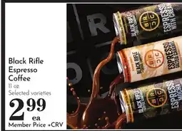 Pavilions Black Rifle Espresso Coffee offer