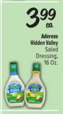 El Super Fresh Hidden Valley Salad Dressing offer