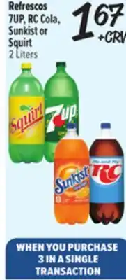El Super Fresh 7UP, RC Cola, Sunkist or Squirt offer