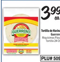 El Super Fresh Guerrero Riquisimas Flour Tortilla offer