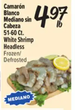 El Super Fresh 51-60 Ct. White Shrimp Headless offer