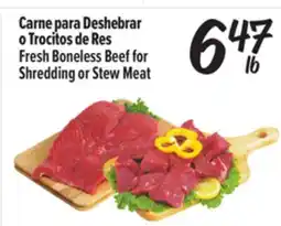 El Super Fresh Fresh Boneless Beef for Shredding or Stew Meat offer