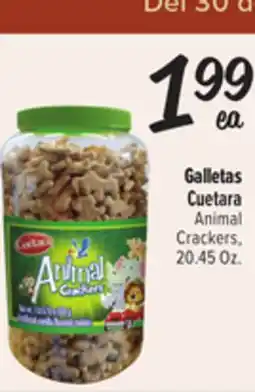 El Super Fresh Cuetara Animal Crackers offer
