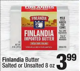 Super King Markets Finlandia Butter Salted or Unsalted offer