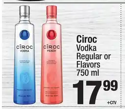 Super King Markets Ciroc Vodka Regular or Flavors offer
