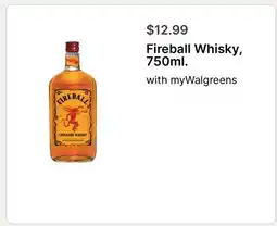 Walgreens Fireball Whisky offer