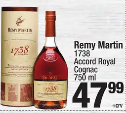 Super King Markets Remy Martin 1738 Accord Royal Cognac offer