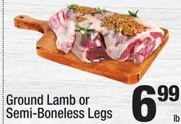 Super King Markets Ground Lamb or Semi-Boneless Legs offer