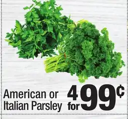 Super King Markets American or Italian Parsley offer