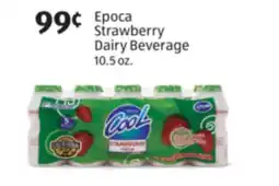 Aldi Epoca Strawberry Dairy Beverage offer