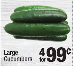 Super King Markets Large Cucumbers offer
