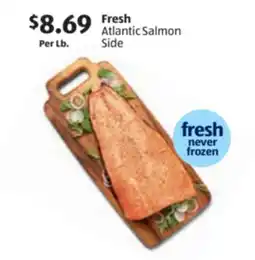 Aldi Fresh Atlantic Salmon Side offer