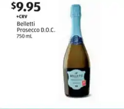 Aldi Belletti Prosecco D. O. C offer