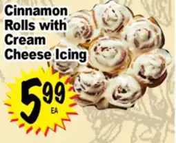 Superior Grocers Cinnamon Rolls with Cream Cheese Icing offer