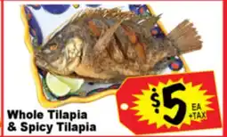 Superior Grocers Whole Tilapia & Spicy offer