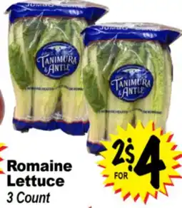 Superior Grocers Romaine Lettuce offer