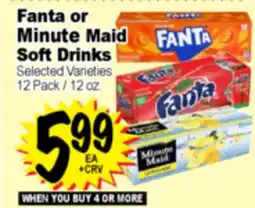 Superior Grocers Fanta or Minute Maid Soft Drinks offer