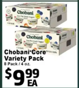 Superior Grocers Chobani Core Variety Pack offer