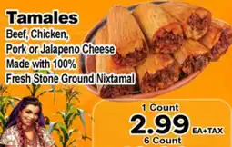 Superior Grocers Tamales offer