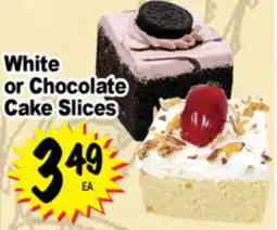 Superior Grocers WhiteWhite or Chocolate Cake Slices offer