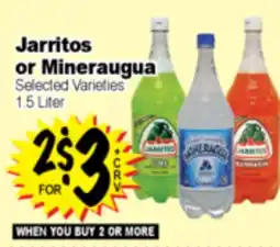 Superior Grocers Jarritos or Mineraugua offer