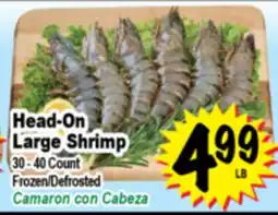 Superior Grocers Head-On Large Shrimp offer