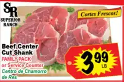 Superior Grocers Beef Center Cut Shank offer