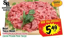 Superior Grocers Beef Taco Meat Picada Para Tacos offer