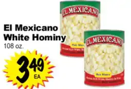Superior Grocers El Mexicano White Hominy offer