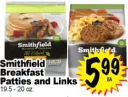 Superior Grocers Smithfield Breakfast Patties and Links offer