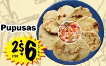 Superior Grocers Pupusas offer