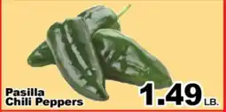 Superior Grocers Pasilla Chili Peppers offer