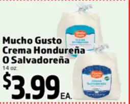 Superior Grocers Mucho Gusto Crema Hondureña O Salvadoreña offer