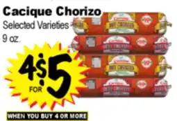 Superior Grocers Cacique Chorizo offer