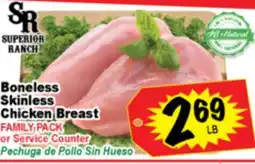 Superior Grocers Boneless Skinless Chicken Breast offer