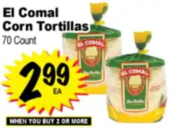 Superior Grocers El Comal Corn Tortillas offer