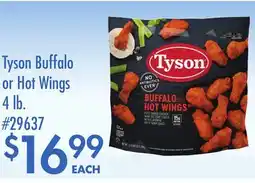 Smart & Final Tyson Buffalo or Hot Wings offer