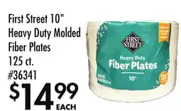Smart & Final First Street 10 Heavy Duty Molded Fiber Plates offer