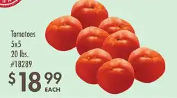 Smart & Final Tomatoes 5x5 offer