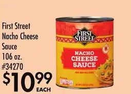 Smart & Final First Street Nacho Cheese Sauce offer