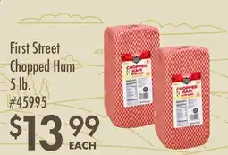 Smart & Final First Street Chopped Ham offer