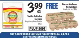 El Super Tortilla de Harina Guerrero offer