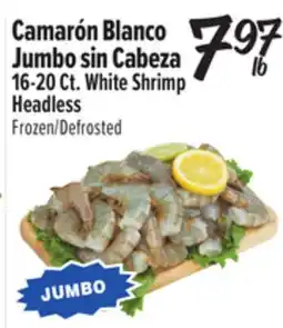 El Super White Shrimp Headless offer