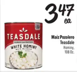 El Super Teasdale Hominy offer
