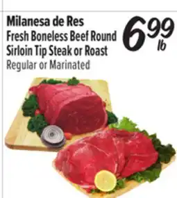 El Super Fresh Boneless Beef Round Sirloin Tip Steak or Roast offer